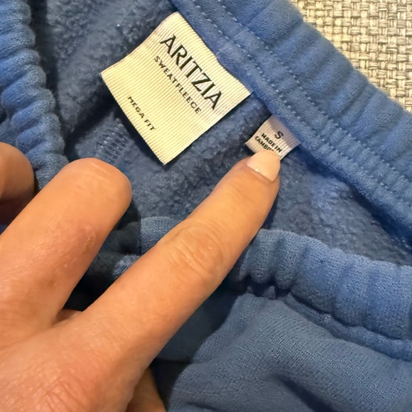 Aritzia Blue Track Pants & Top Set - Picture 5 of 8